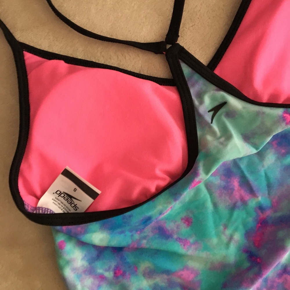 tie dye speedo top